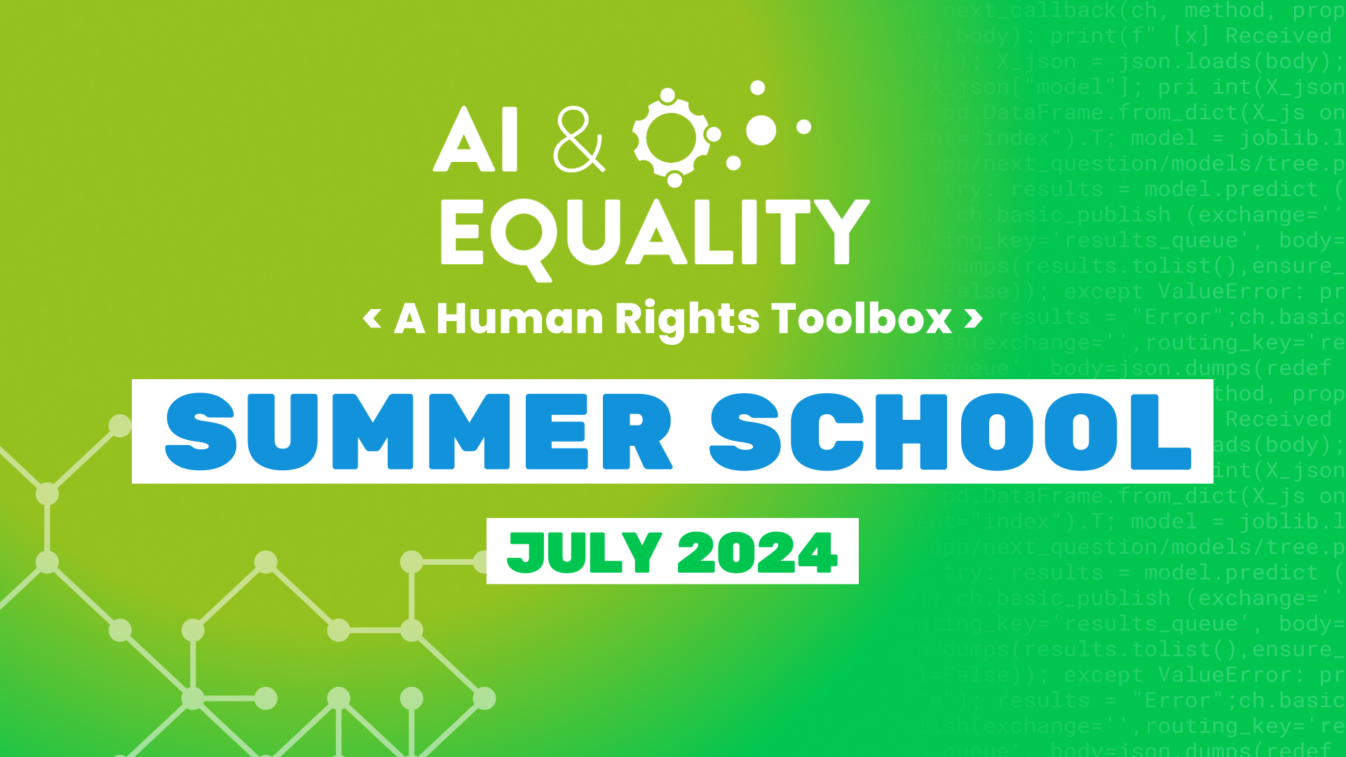 AI & Equality Summer School