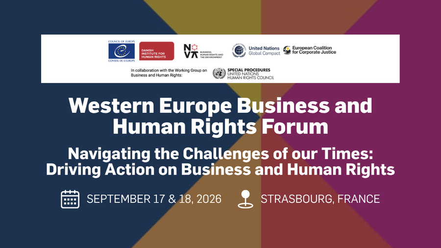 WEOG Western Europe BHR Forum | AI & Human Rights: Managing Risks and Seizing Opportunities
